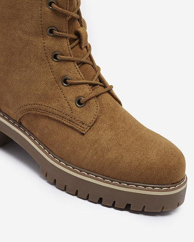 Cizme de trapper pentru femei maro Priviea - Încălțăminte