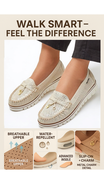 Mocasinile perforate pentru femei Royalfashion Elissas