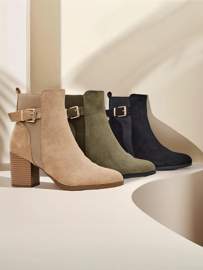 Cizmele de glezna pentru femei Royalfashion pe un butonest Vierod