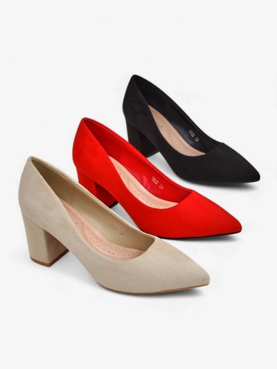 Royalfashion Pantofi cu toc din ecocuero pentru femei Ugandes