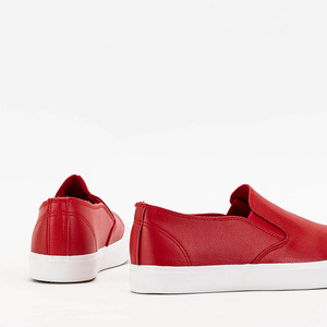 adidasi slip-on dama rosii Wizore - Incaltaminte