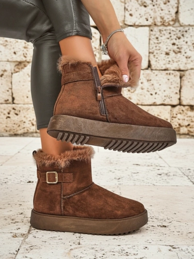 Royalfashion Kratke buti a'la snegovci ženske Winter Crest