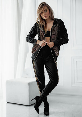 Royalfashion Set pulover pentru femei cu zirconii