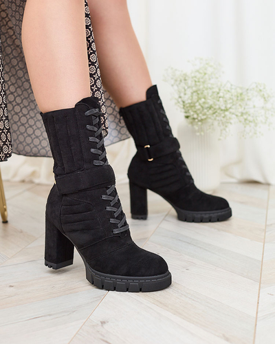 Royalfashion Cizme stiletto Sehhra izolate pentru femei negre