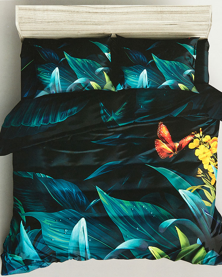 Royalfashion Set de lenjerie de pat cu model 200x220 set de 3-PART