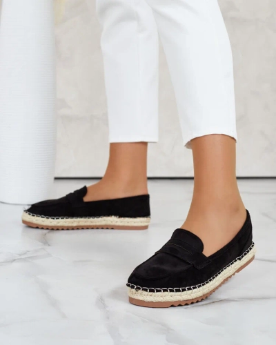 Royalfashion Mocasini de damă din piele întoarsă eko Monum