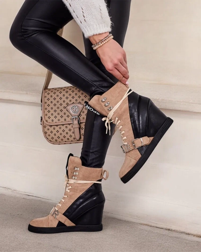 Royalfashion botine pe toc Ronii pentru femei