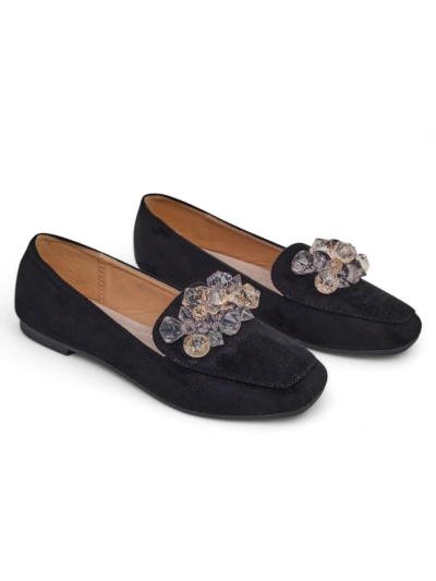 Mocasi de femei Royalfashion cu mărgele Zimiles