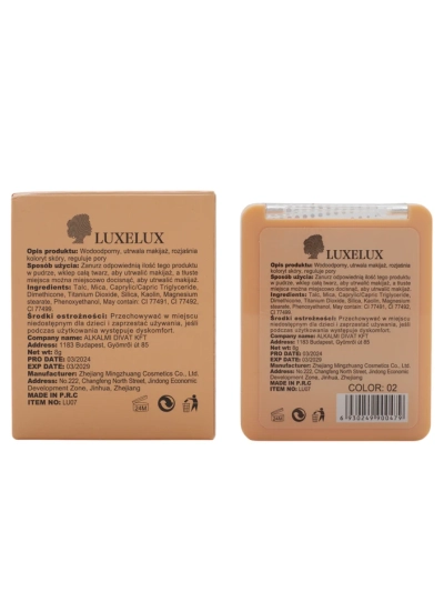 Luxelux Pudră presată 02 8g