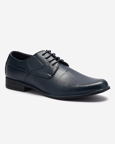 Pantofi Elfobs eleganți de bărbați Elfobs albastru marin- Încălțăminte