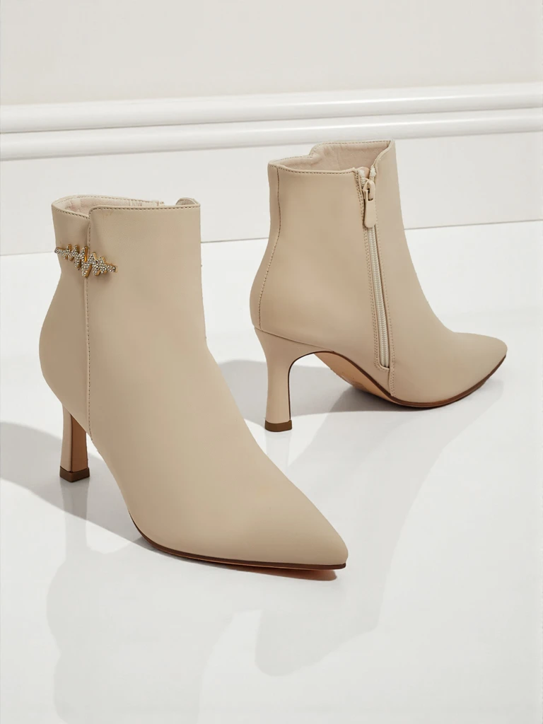 Botine de damă cu toc stiletto Meloria