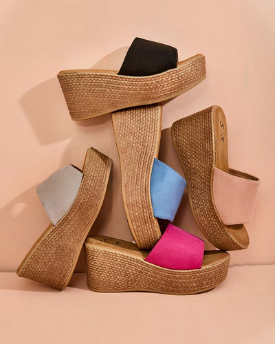 Royalfashion Flip-flops de damă pe platformă și ancoră Albavia