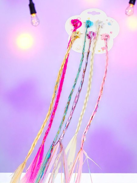 Royalfashion Codițe colorate de prins cu agrafe de păr