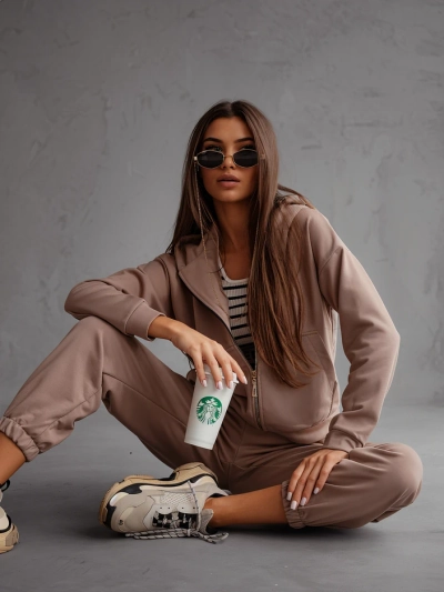 Royalfashion Set de trening din bumbac pentru femei