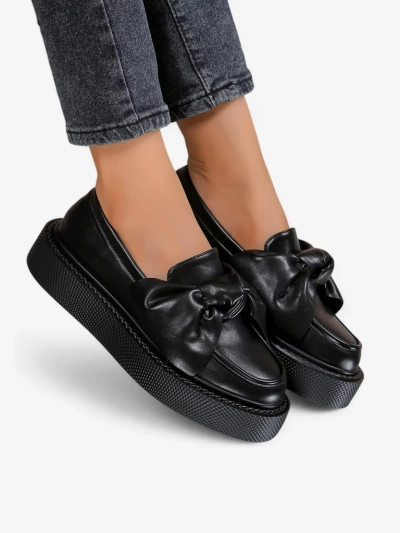 Royalfashion Mocasi elegante pentru femei cu funda Ortto