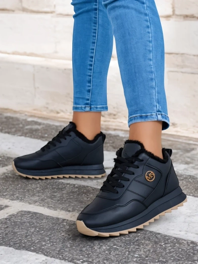 Royalfashion Adidași încălțați pentru femei cu blană Casot