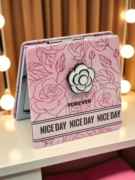 Royalfashion Mini oglindă de poșetă pentru femei