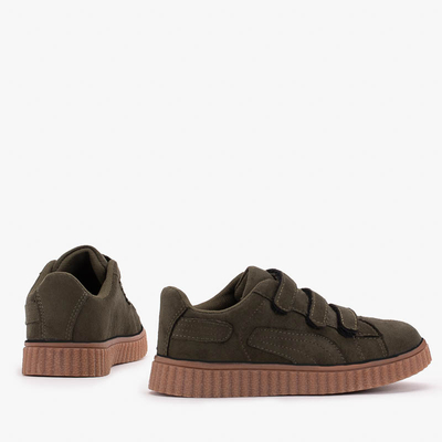 Pantofi sport pentru baieti verde inchis - Incaltaminte