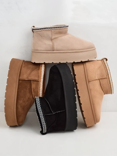 Royalfashion Cizme scurte pentru femei a'la cizme de zăpadă Xoalla