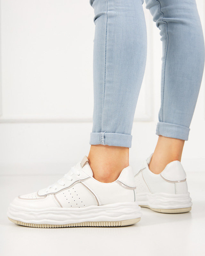 OUTLET Pantofi sport dama bej cu insertii Dekavi - Incaltaminte