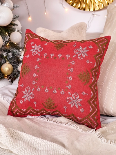 Royalfashion Husă de pernă decorativă pentru Crăciun