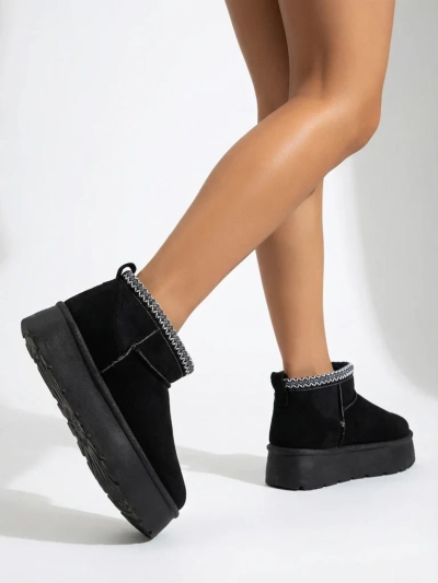 Royalfashion Cizme scurte pentru femei a'la cizme de zăpadă Xoalla