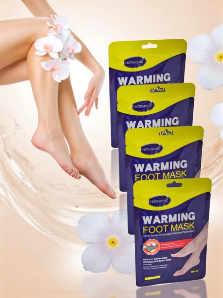 Aurelia Warming Foot Mask Kormesic z Centella i Camellia – regenerująca maska