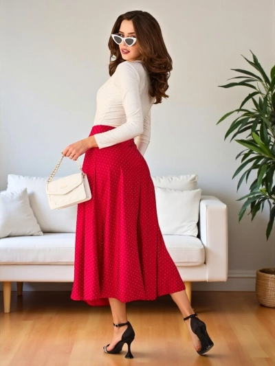 Fusta midi de damă Royalfashion