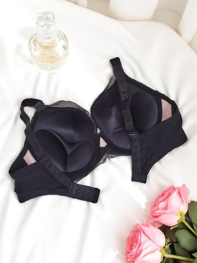 Royalfashion Sutien push-up cu dantelă pentru femei Coco Lift