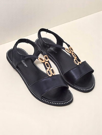 Royalfashion Damesandale met dekoratiewe bandjies Siena Glow