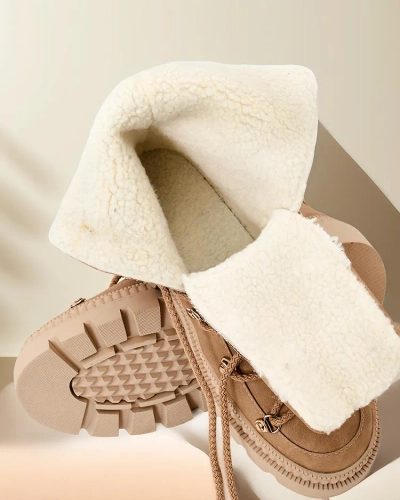 Bocanci de zăpadă cu șireturi pentru femei de la Royalfashion Lorii