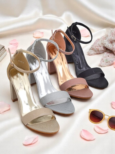 Royalfashion Sandale strălucitoare de damă Stella Glam