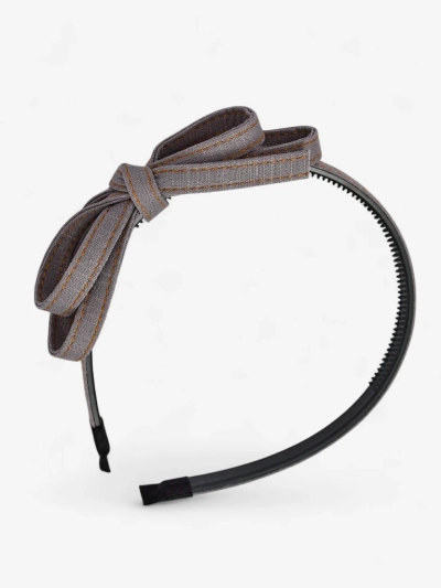 Royalfashion Bentiță cu fundă, stil denim