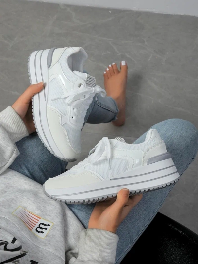 Royalfashion Adidașii sport pentru femei pe o platformă Revided