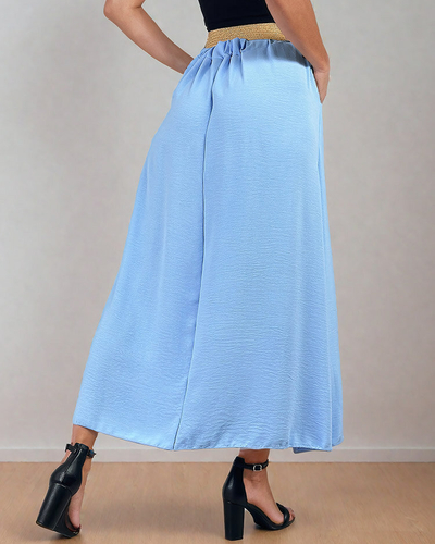 Royalfashion Fustă midi de damă cu curea