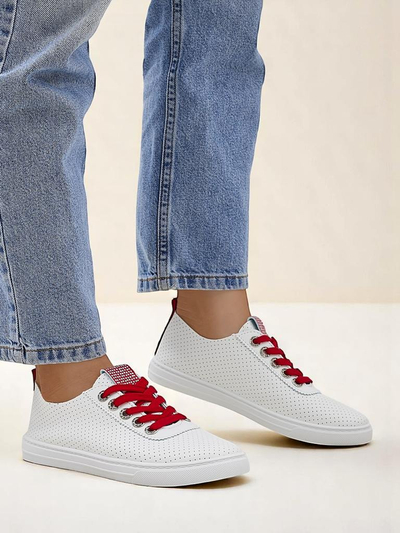Royalfashion Adidași de damă din piele ecologică PureWalk