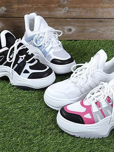 Pantofi sport Royalfashion pentru femei cu o talpă mai groasă Loness
