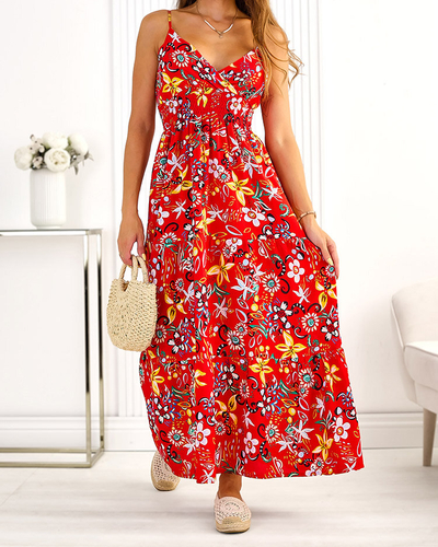 Royalfashion Rochie midi din bumbac pentru femei