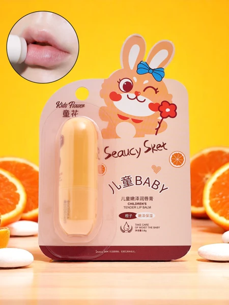 Balsam de buze pentru copii – hidratează și regenerează – portocală