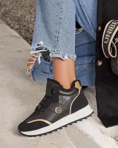 Royalfashion Adidași izolați pentru femei cu blană Ozzix