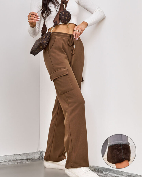 Royalfashion Pantaloni de luptă pentru femei călduroși