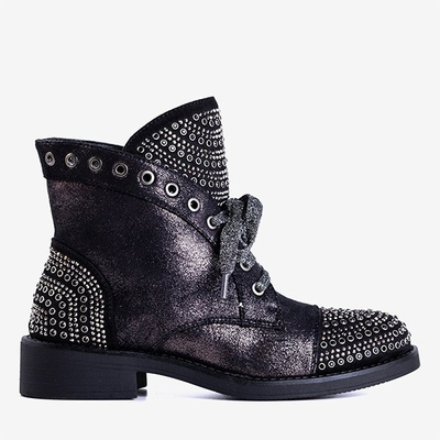 Black Mesen Glossy Workers - Încălțăminte