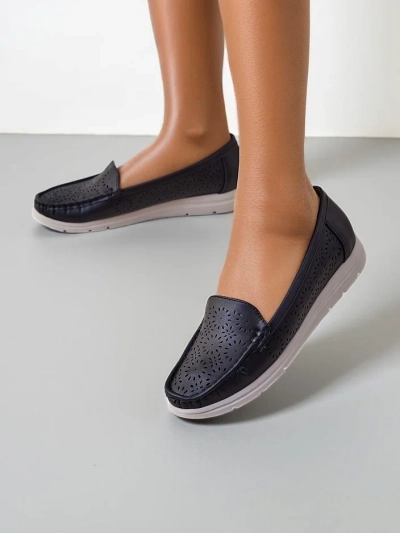 Mocasi perforate pentru femei Royalfashion Besset
