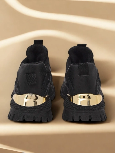 Stilosa Luma Sneakers Damă Negri din Piele Ecologică
