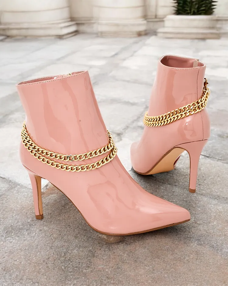 Bocanci cu toc inalt pentru femei de la Royalfashion Lesefe