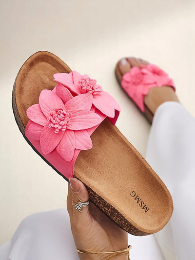 Sandale Royalfashion pentru femei cu flori Foules