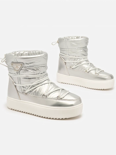 Royalfashion cizme de zăpadă a'la Silver Vevnose slip-on boots a'la pentru femei