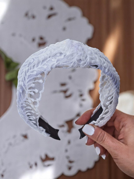 Royalfashion Bentiță cu dantelă Koralia