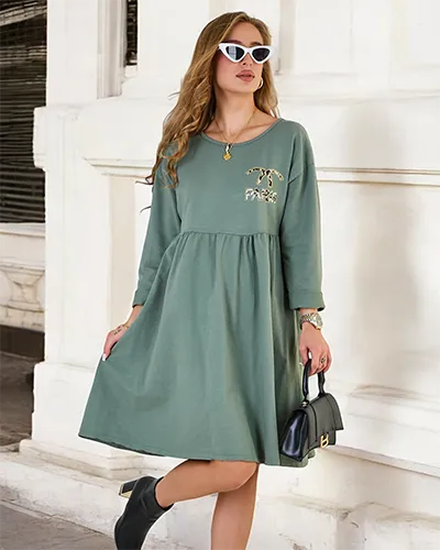 Royalfashion Rochie textilă pentru femei