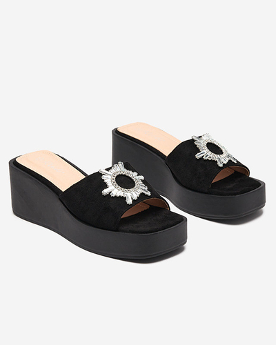 OUTLET Papuci papuci dama negri Dreccoti- Incaltaminte